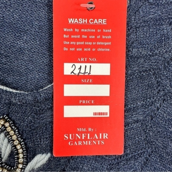 Elisia  Dress Sweater Sz S Long Slits Knit NWT - Picture 14 of 14